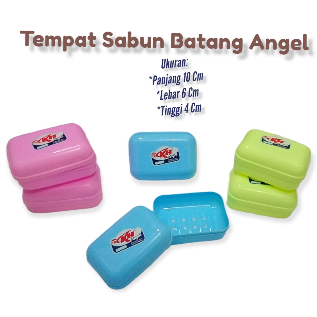 KH BRAND ANGEL SOAP BOX / AFFORDABLE CUTE BAR SOAP CONTAINER ByADER