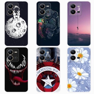 เคส วีโว่ VIVO V25 5G V25E V25 Pro Case การ์ตูน Captain America เคสซิลิโคน Soft TPU โทรศัพท์มือถือ Back เคส