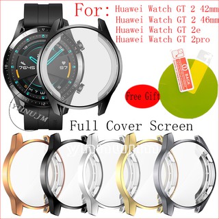 เคส TPU กันรอยหน้าจอ สำหรับ Huawei Watch GT 2 ขนาด 42 มม. 46 มม.