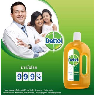 น้ำยาทำความสะอาดฆ่าเชื้อ DETTOL 750 มล. เช็ดพื้น