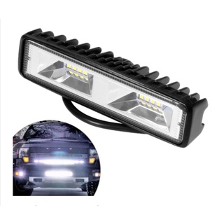 16LED ไฟสปอตไลท์ เสริม รถยนต์ รถจักรยานยนต์ รถออฟโรด ไฟส่องเฉพาะจุด กันน้ำ IP67