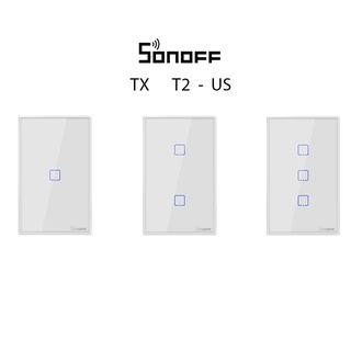 Sonoff Tx T2 Us 1/2/3 Gang Smart Wifi Rf Remote Control Switch For Home GOOGLE