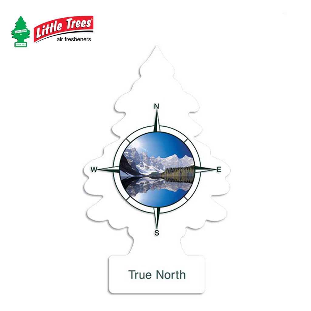 [ขายดี] Little Trees แผ่นน้ำหอมปรับอากาศ กลิ่น True North ขายดีอันดับ 1 ในอเมริกา (ของแท้)