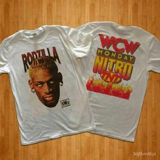 Gildan -   Rodzilla Dennis Rodman nWo WCW wwf wwe Tee 1998 T shirt gildan reprint