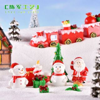 [MC438] ตุ๊กตุ่นจิ๋ว คริสต์มาส ซานต้าตัวจิ๋ว 🎅🏻 (1 ตัว ราคา 6-15 บาท)