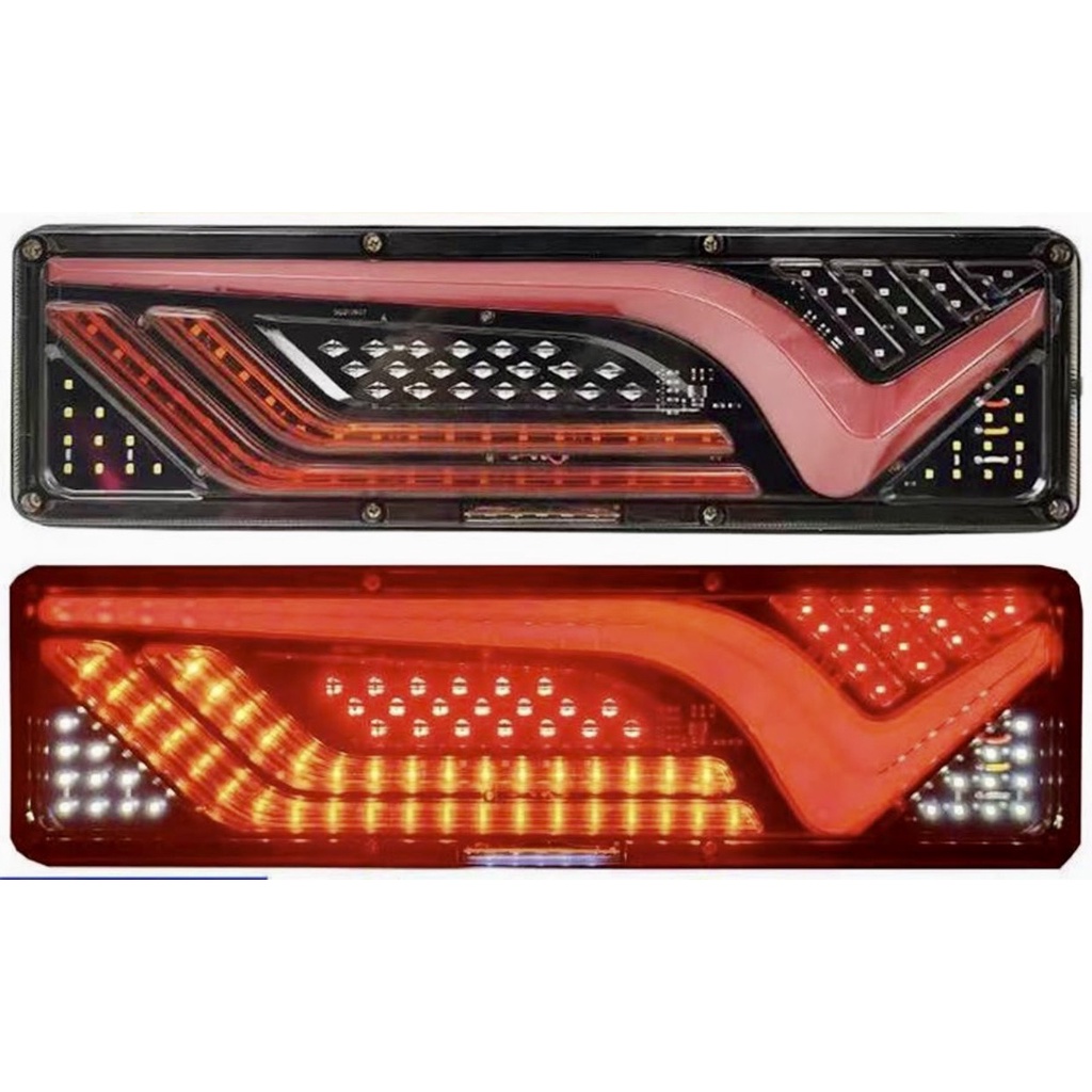 ไฟท้ายรถบรรทุก มีไฟหรี่ ไฟเบรค รองรับรีเลย์แต่ง รุ่น Tail Lamp (ขายเป็นคู่)