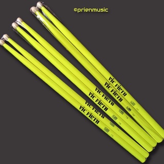 ไม้ตีกลอง vic firth maple neon glow 7A/7B/5B