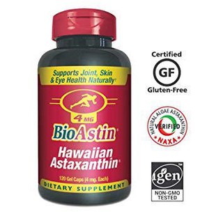 BioAstin Hawaiian Astaxathin 4ml 60 gel caps