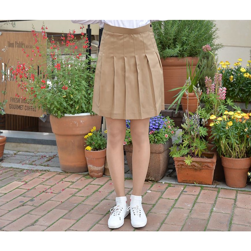 School Girl Uniform Pleated Skirts Japanese School Uniform High Waist