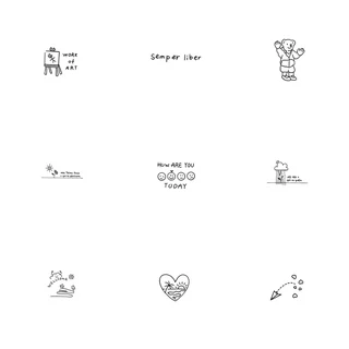 【MEET Magic Tattoo】สติกเกอร์รอยสักชั่วคราว ลายน่ารัก กันน้ำ 4 ซม. X 6 ซม. ติดทนนาน 15 วัน