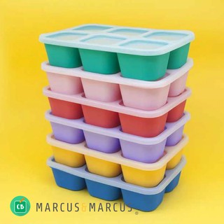 Marcus &amp; Marcus – ถาดซิลิโคนแช่อาหารบด สำหรับเด็ก Food Cube Tray