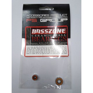 ลูกปืน Ceramic ใสรอกตกปลา ขนาด 3*8*4 กับ 5*11*4  ยี่ห้อ BASSZONE  ลูกปืนแต่งเซรามิก ABEC#7