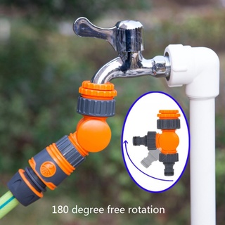 PCF* Quick Connector Diverter Degree Free Rotation Water Pipe Fittings Irrigation Faucet Diverter Connector Control Va-lve