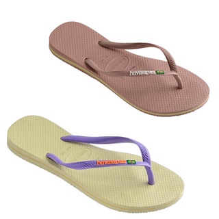 Havaianas Collection ฮาวายานัส รองเท้าแตะ รองเท้าหูหนีบ รองเท้าหูคีบ CR SlimBrasil 4140713-0904 / 4140713-3544 (890)