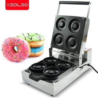 เครื่องทำโดนัท Donut Maker เครื่อง4แม่พิมพ์ 220V/ 1100W -มีพร้อมส่ง-