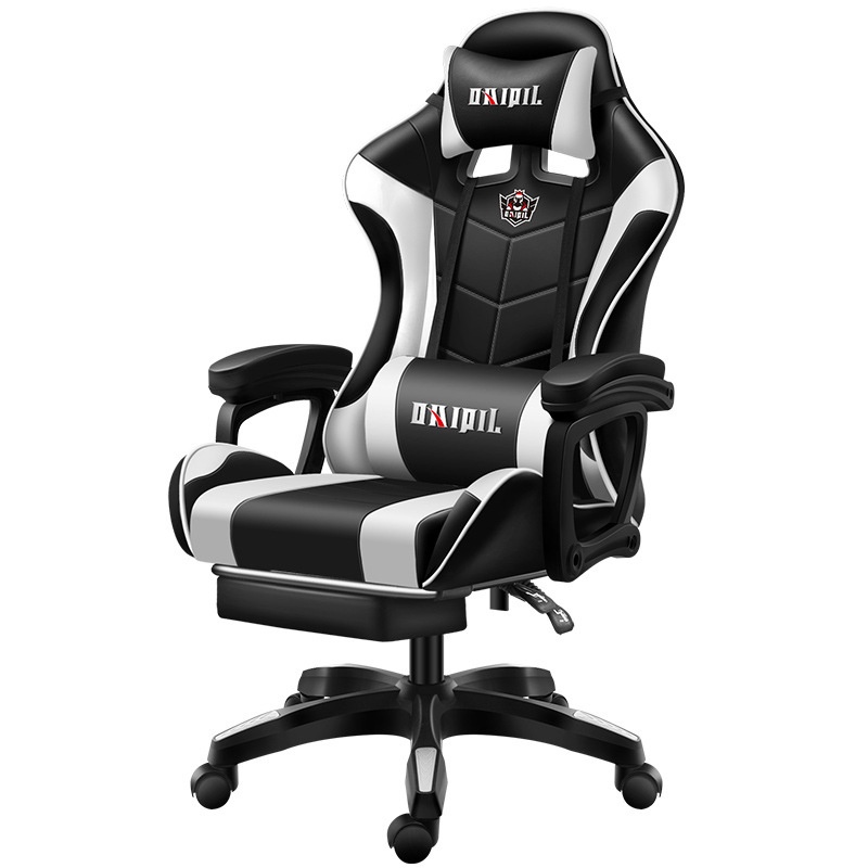 Gaming Chair Computer Chair Backrest Semi Reclining Office Chair Comfortable Sedentary Swivel Chair