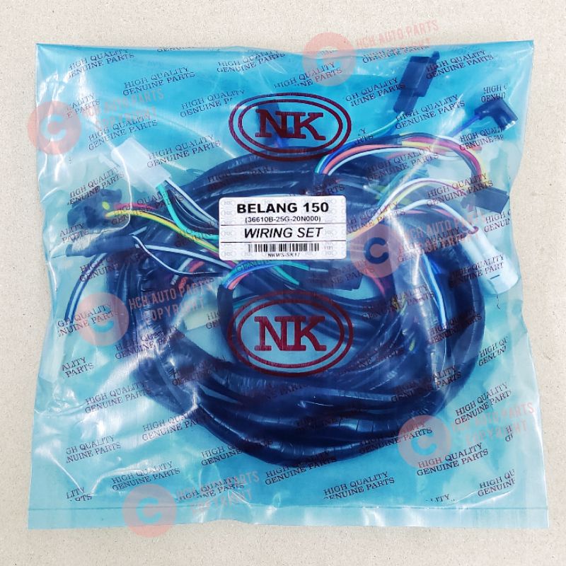 WIRING HARNESS SET - SUZUKI - BELANG 150 - 6 PIN CDI (36610B-25G20-000) / BELANG 150R - 5 PIN CDI (3
