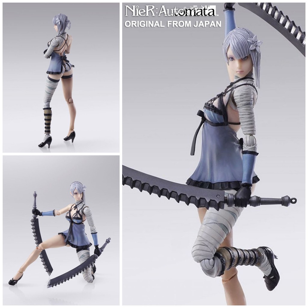 Model Figma งานแท้ Original ฟิกม่า NieR Replicant Gestalt Automata Neil Mechanical Era 2B YoRHa เนีย