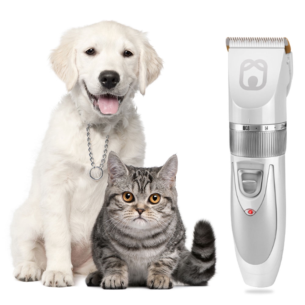 Professional Pet Dog Hair Trimmer Rechargeable Animal Grooming Clippers