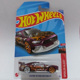 รถเหล็ก Hotwheels CUSTOM 18 FORD MUSTANG GT (ib36)