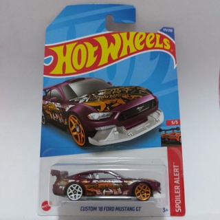 รถเหล็ก Hotwheels CUSTOM 18 FORD MUSTANG GT (ib36)