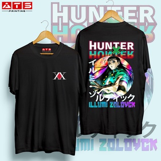 เสื้อยืด cotton T shirt For Men Tops Unisex Hunter x Hunter Inspo Design Men Women Character Shirts Clothing Illumi