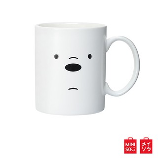 MINISO แก้วน้ำเซรามิก ลายหมี We Bare Bears