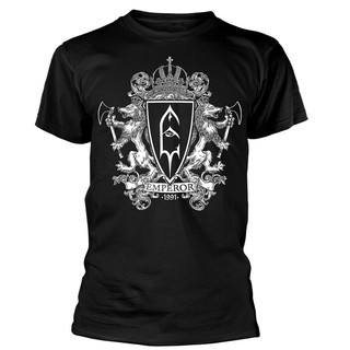 เสื้อยืดผ้าฝ้ายเสื้อยืด พิมพ์ลาย Emperor Crest Aust Tour สีดํา แฟชั่นฤดูร้อน สําหรับผู้ชายL XL  XXL 3XL