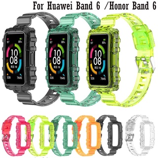 สายนาฬิกาข้อมือสําหรับ Huawei Honor Band 6 / Huawei Band 6 สายรัดข้อมืออัจฉริยะ