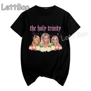 มาใหม่ เสื้อยืดคอกลม ผ้าฝ้าย 100% พิมพ์ลาย The Holy Trinity สไตล์พังก์ สตรีท ของขวัญแฟนหนุ่ม แนวตลก แนวฮิปฮอป ฤดูร้อน 20