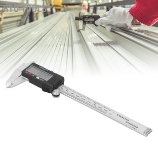 Ryo Tools Vernier Caliper ไม้บรรทัดสแตนเลสอิเล็กทรอนิกส์ดิจิตอล 0`150มม.