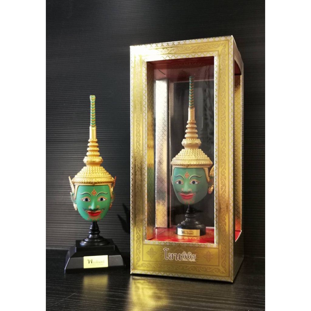 เศียรโขนพิพิธ พระอินทร์ โมเดลรามเกียรติ์