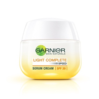 🔥ดีสุดๆ!! GARNIER การ์นิเย่ ไลท์ คอมพลีท เซรั่ม ครีม SPF 30/พีเอ+++50 มล. 🚚พร้อมส่ง!! 💨