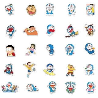 💥พร้อมส่ง💥Doraemon ドラえもん โดราเอมอน sticker สติกเกอร์กันน้ำรูปแบบที่แตกต่างกัน 50ชิ้น