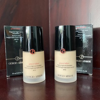 [ของใหม่] รองพื้น GIORGIO ARMANI Power Fabric Foundation พร้อมกล่อง รวมค่าส่ง