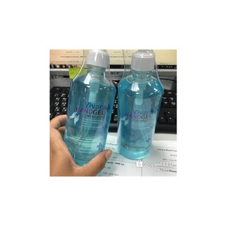 #สุดคุ้ม Vivara Hand Gel 450ml.กลิ่นหอมแป้งเด็ก ไม่เหนียว ล้างออกง่าย