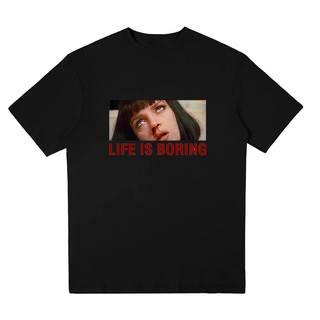 เสื้ Movie Mia Wallace Pulp Fiction T-Shirt Mens Quentin Tarantino T-Shirt Hip-Hop Print Top_c14 wO35S-5XL