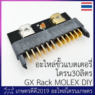 ขั้วไฟฟ้า โดรนเกษตร ขนาดใหญ่ 30 ลิตร EFT GX Rack MOLEX DIY