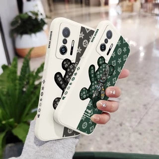 หมีหล่อเคสโทรศัพท์สําหรับ Xiaomi Mi 17T 15T 14T 13T 12T 11T 10T Pro Lite ฝาครอบแฟชั่น Mi 9T Pro สบายรู้สึก