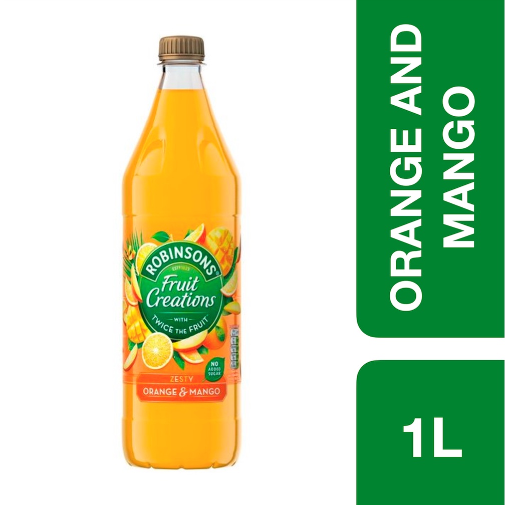 Robinsons Real Fruit Creations Orange and Mango 1L ++ โรบินสัน เรียล ฟรุ๊ต ครีเอชั่น ส้มและมะม่วง 1 