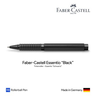 Faber-Castell Essentio "Aluminium Black" Rollerball Pen - ปากกาโรลเลอร์บอลล์ฟาเบอร์คาสเทล เอสเซนติโอ รุ่นอลูมิเนียมดำ