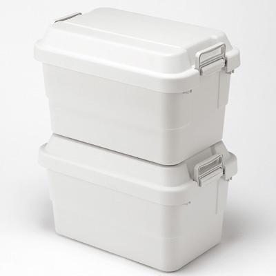มูจิ กล่องเก็บของที่ทนทาน - MUJI PP Sturdy Storage Box / M 60.5× 39 × 37 cm VlgH