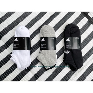 Adidas Cushioned Low-cut Sock 3 Pairs - ถุงเท้า Adidas