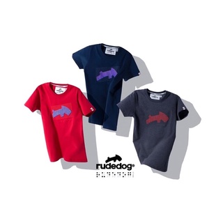 rudedog เสื้อยืด รุ่น Braille ลายสกรีน เสื้อยืด เสื้อยืดผู้ชาย เสื้อผู้ชาย
