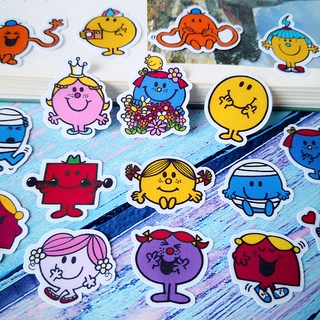 ★★★ Mr.Men and Little Miss Q-2 Mini Diary Manual สติ๊กเกอร์ ★★★ 40Pcs/Set DIY Fashion Scrapbooks Album Decor Decals สติ๊กเกอร์