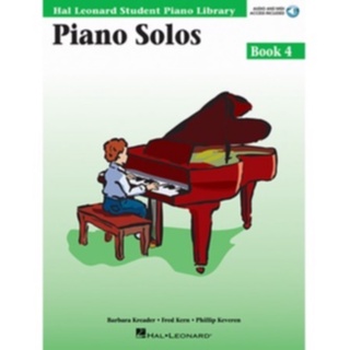 หนังสือเรียนเปียโน PIANO SOLOS BOOK 4 – BOOK WITH ONLINE AUDIO Hal Leonard Student Piano Library