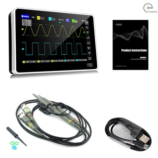 [T&amp;H] ออสซิลโลสโคป 1013D 2 ช่องทาง 100MHz*2 Band Wide 1GSa/s พร้อมหน้าจอสัมผัส TFT LCD 7 นิ้ว