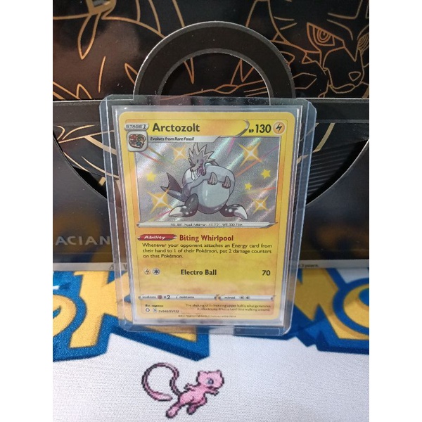 Pokemon Card Arctozolt Shiny Eng Shining Fates Shopee Thailand