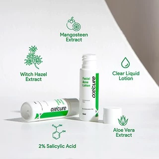 (EXP.2028) Oxe'cure Facial Acne Lotion เจลใสแต้มสิวที่สามารถรักษาปัญหาสิวได้อย่างรวดเร็ว