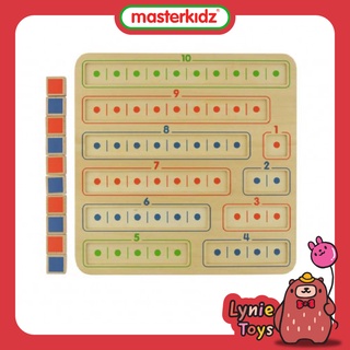 Masterkidz ของเล่นเสริมทักษะ บอร์ดการเรียนรู้การคิดจำนวน 1-10 Number Bonds Learning Board